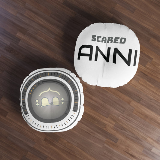 ANNI (Scared) Round Pillow