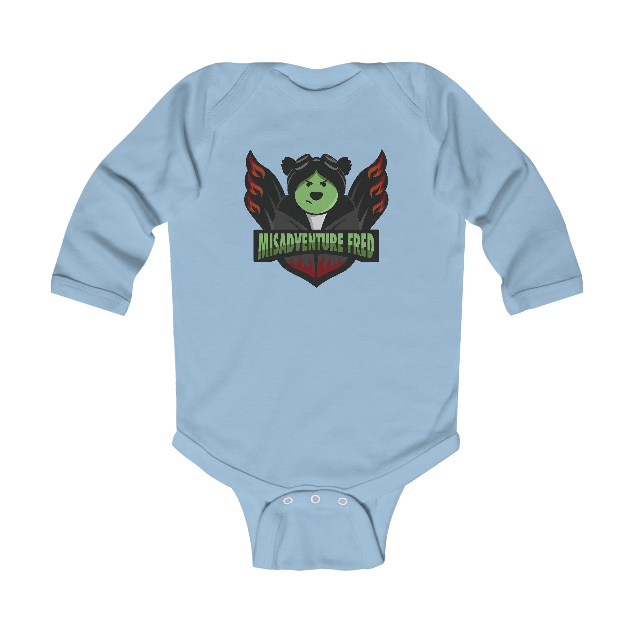 MisAdventure Fred Infant/Toddler Long Sleeve Bodysuit