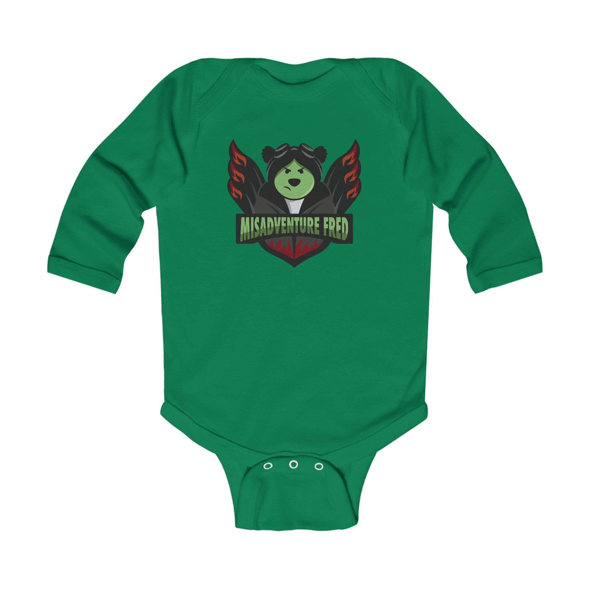 MisAdventure Fred Infant/Toddler Long Sleeve Bodysuit