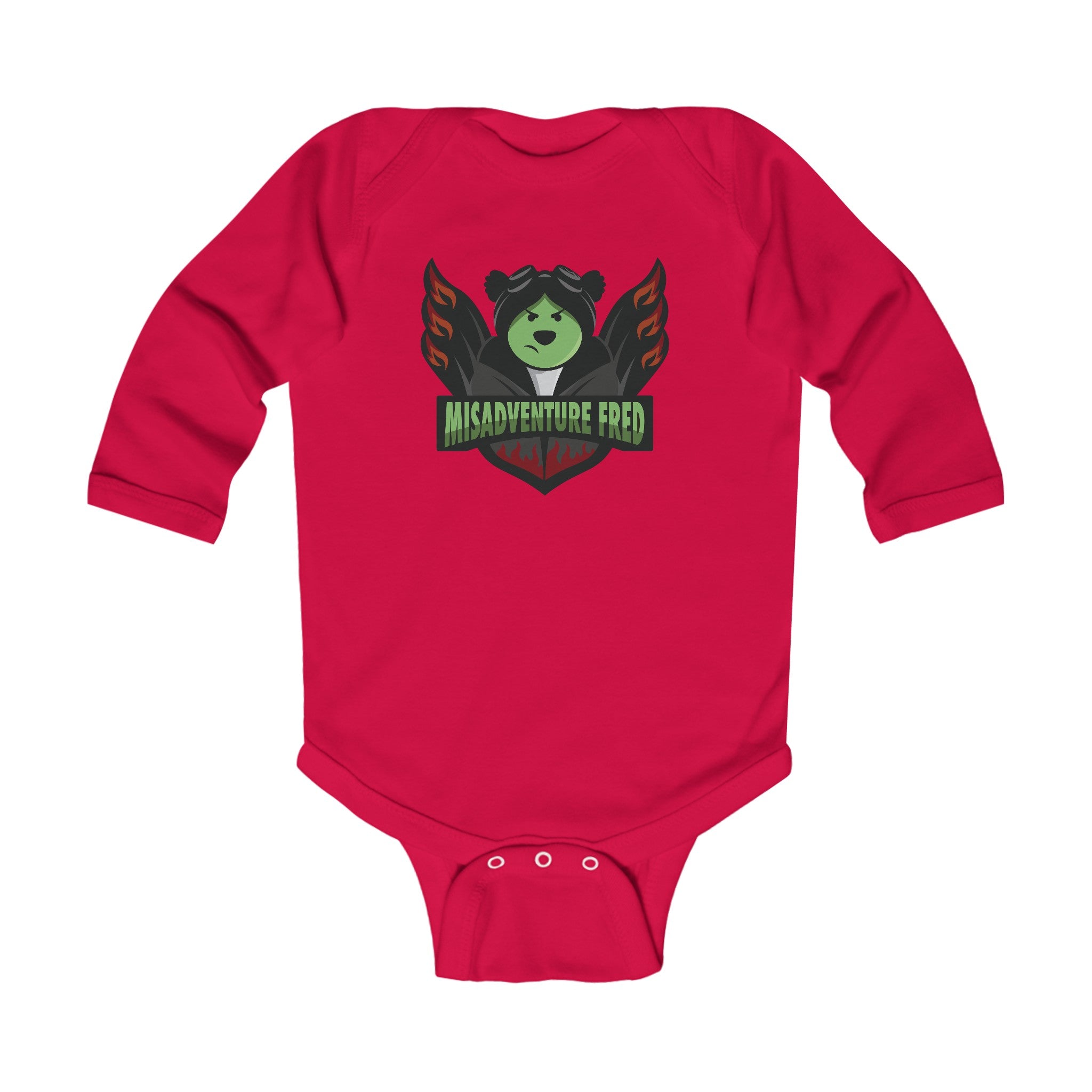 MisAdventure Fred Infant/Toddler Long Sleeve Bodysuit