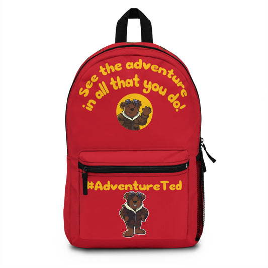 Adventure Ted Backpack - Red