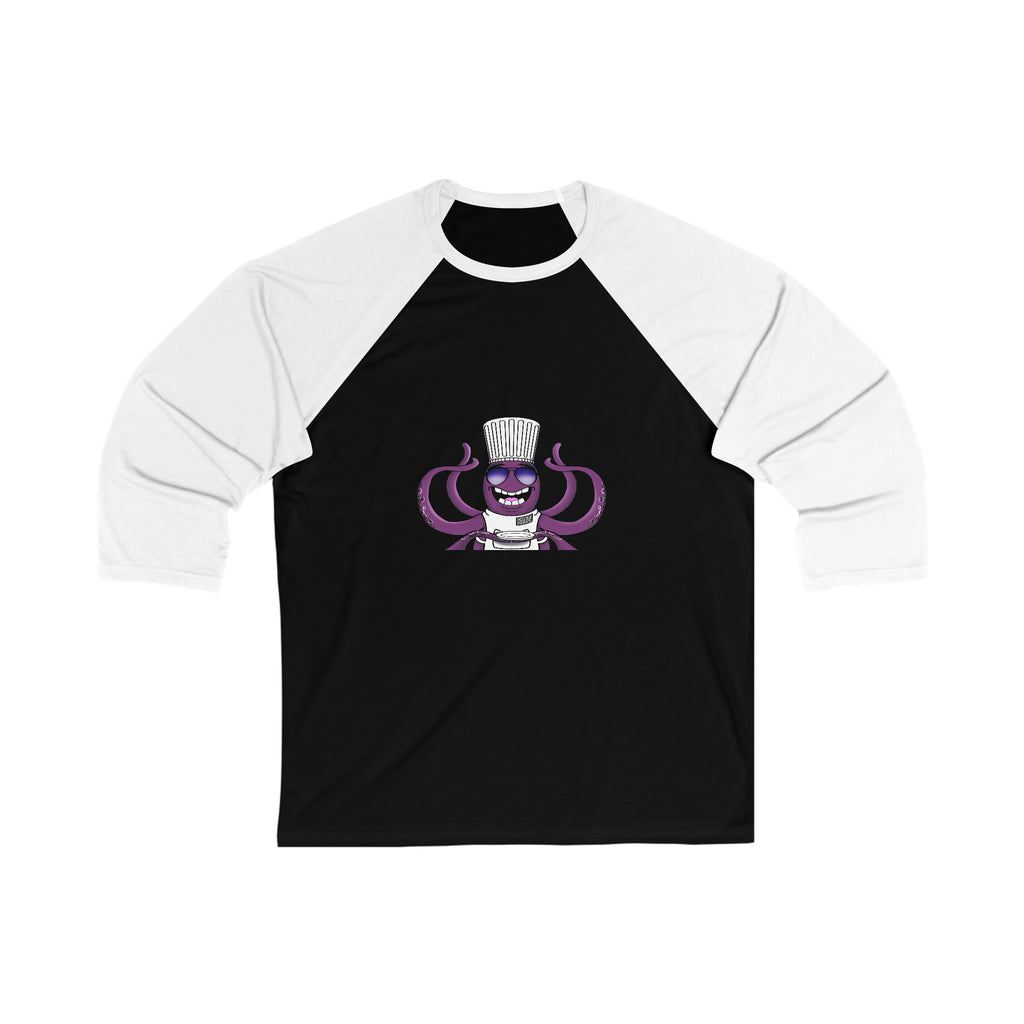 Chef Otto Unisex 3\4 Sleeve Baseball Tee