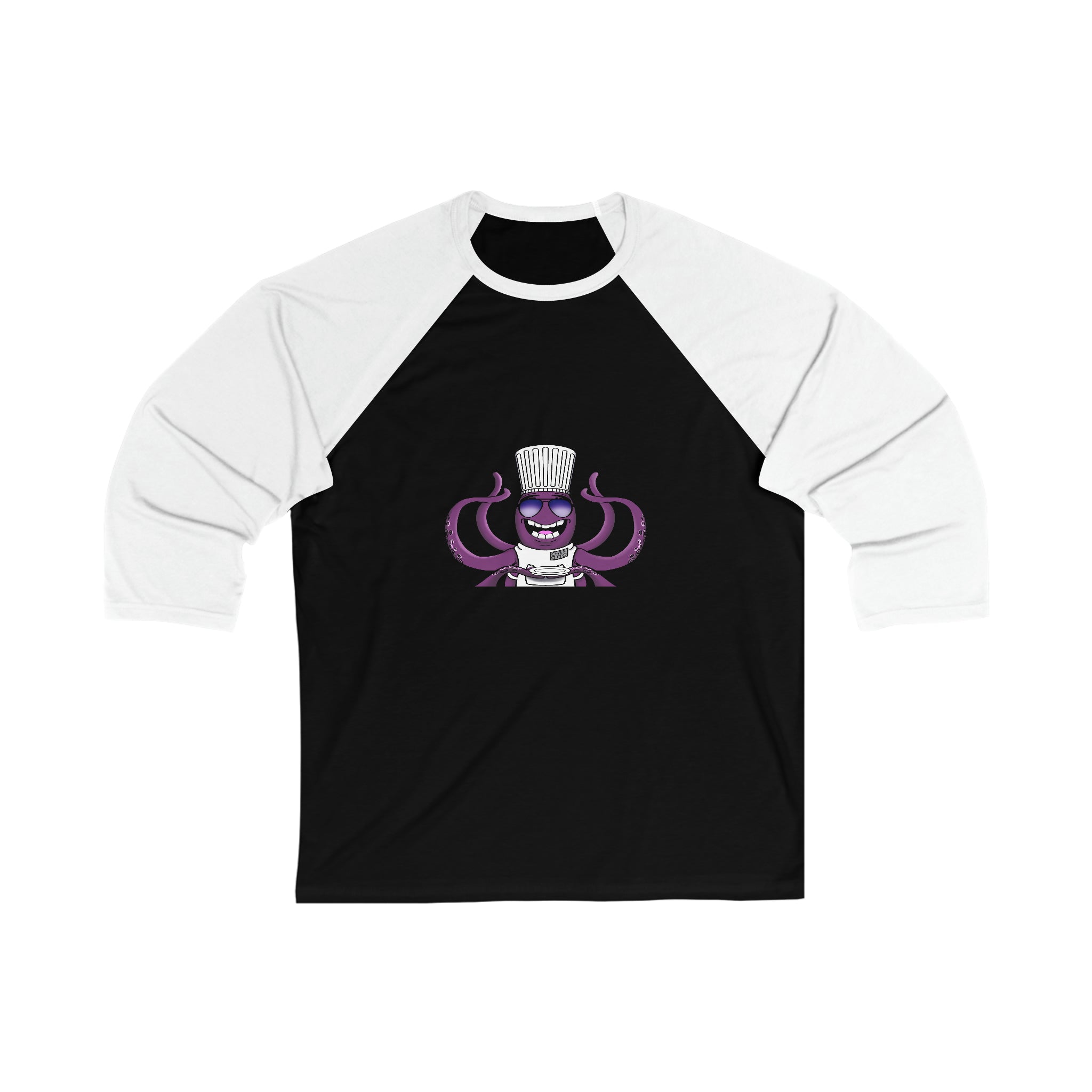 Chef Otto Unisex 3\4 Sleeve Baseball Tee