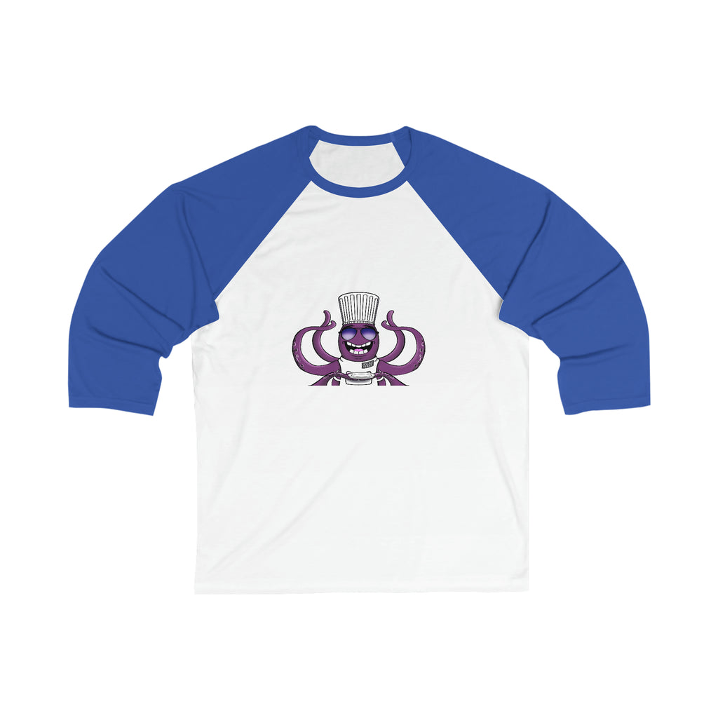 Chef Otto Unisex 3\4 Sleeve Baseball Tee