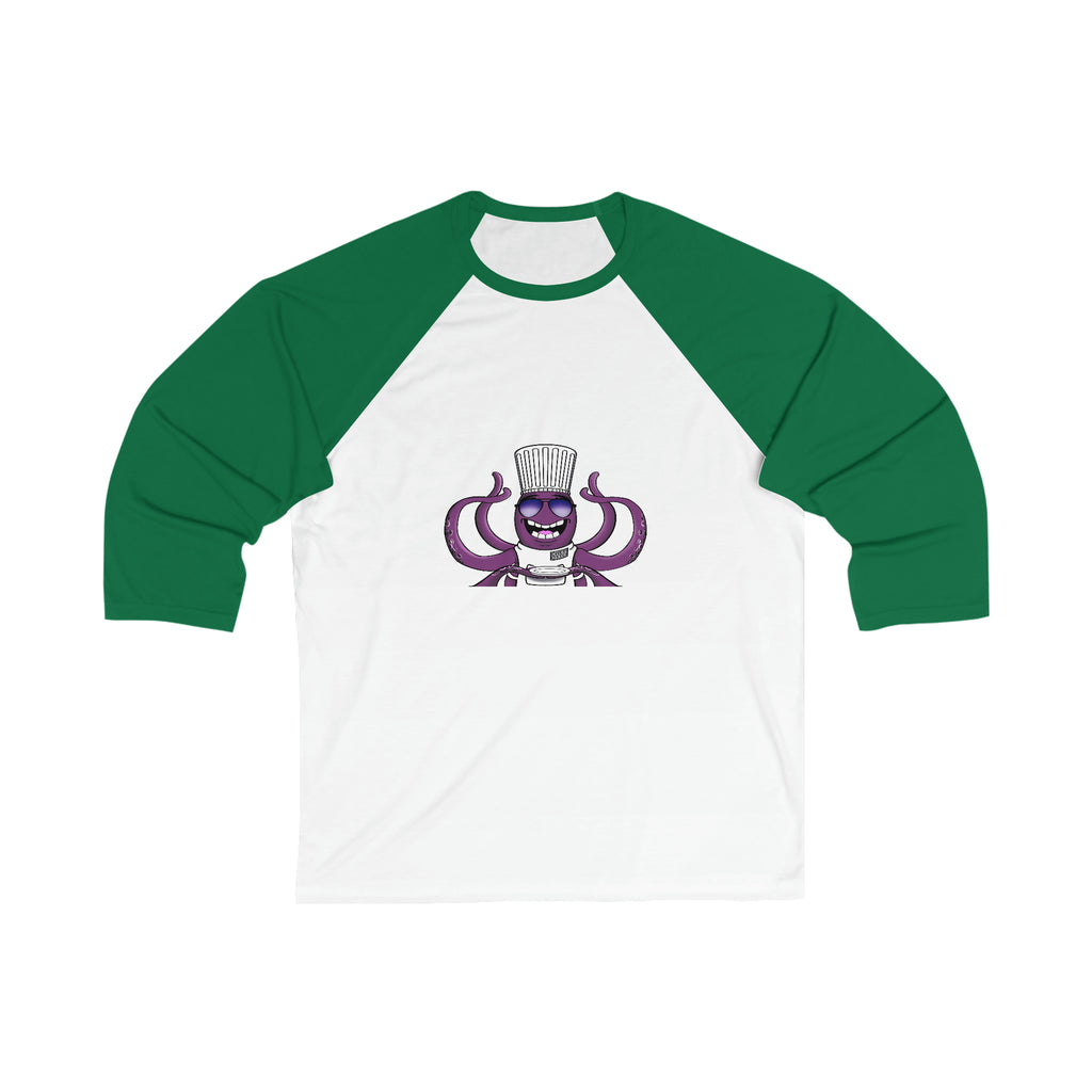Chef Otto Unisex 3\4 Sleeve Baseball Tee