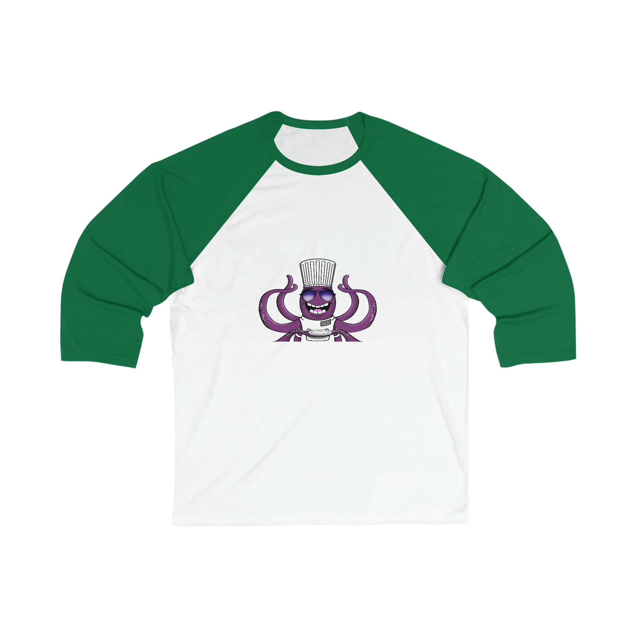 Chef Otto Unisex 3\4 Sleeve Baseball Tee