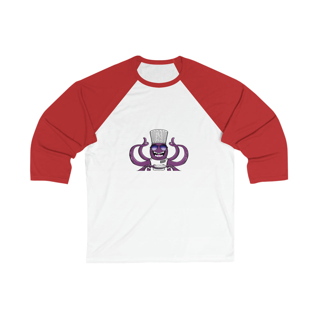 Chef Otto Unisex 3\4 Sleeve Baseball Tee