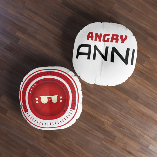ANNI (Angry) Round Pillow
