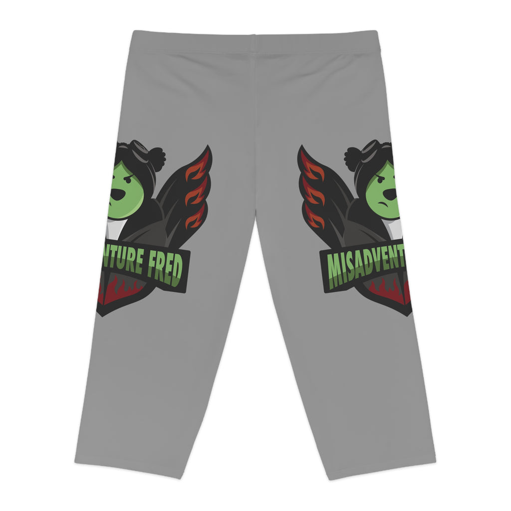 MisAdventure Fred Women's Capri Leggings (AOP)