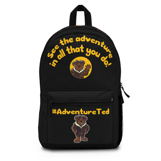 Adventure Ted Backpack - Black