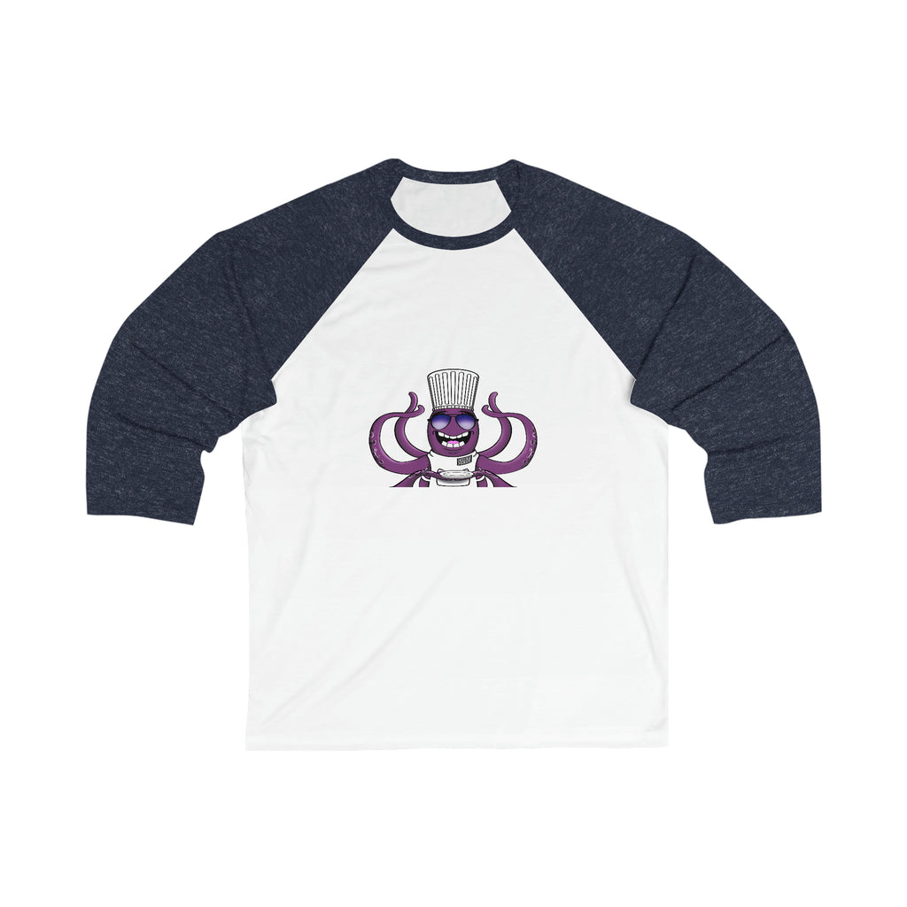Chef Otto Unisex 3\4 Sleeve Baseball Tee