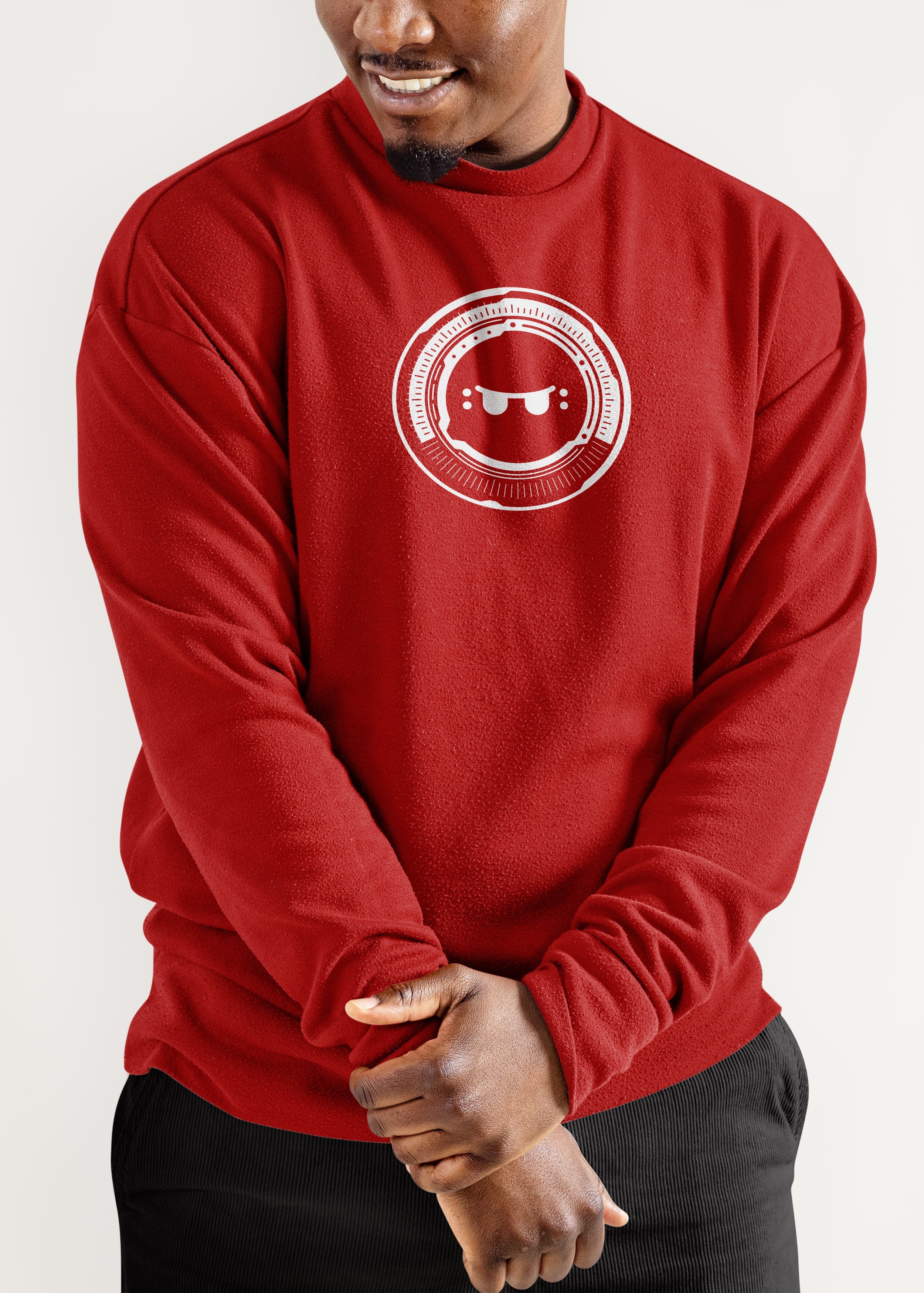 ANNI Red Classic Crewneck
