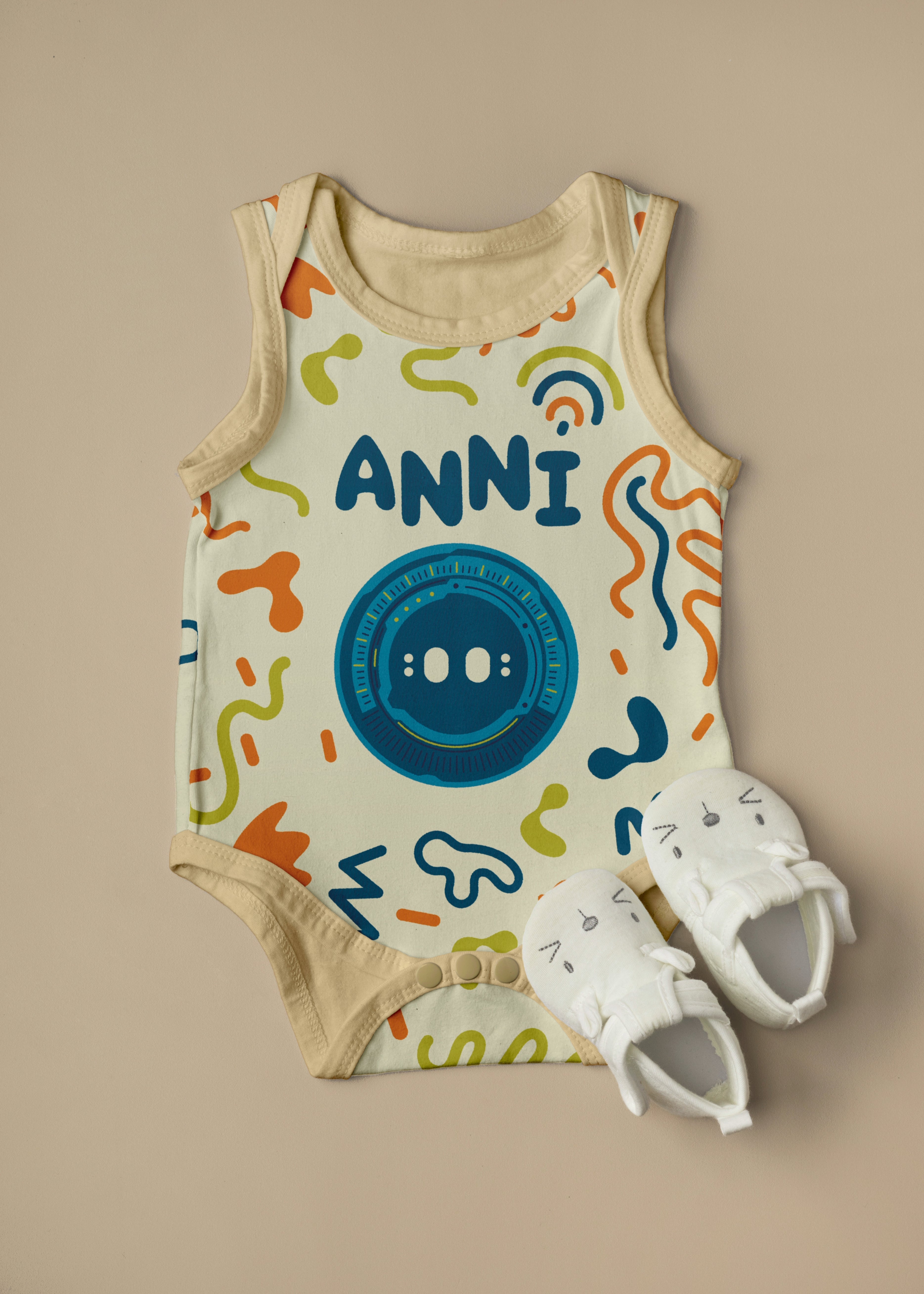 ANNI Doodle Baby Onesuit