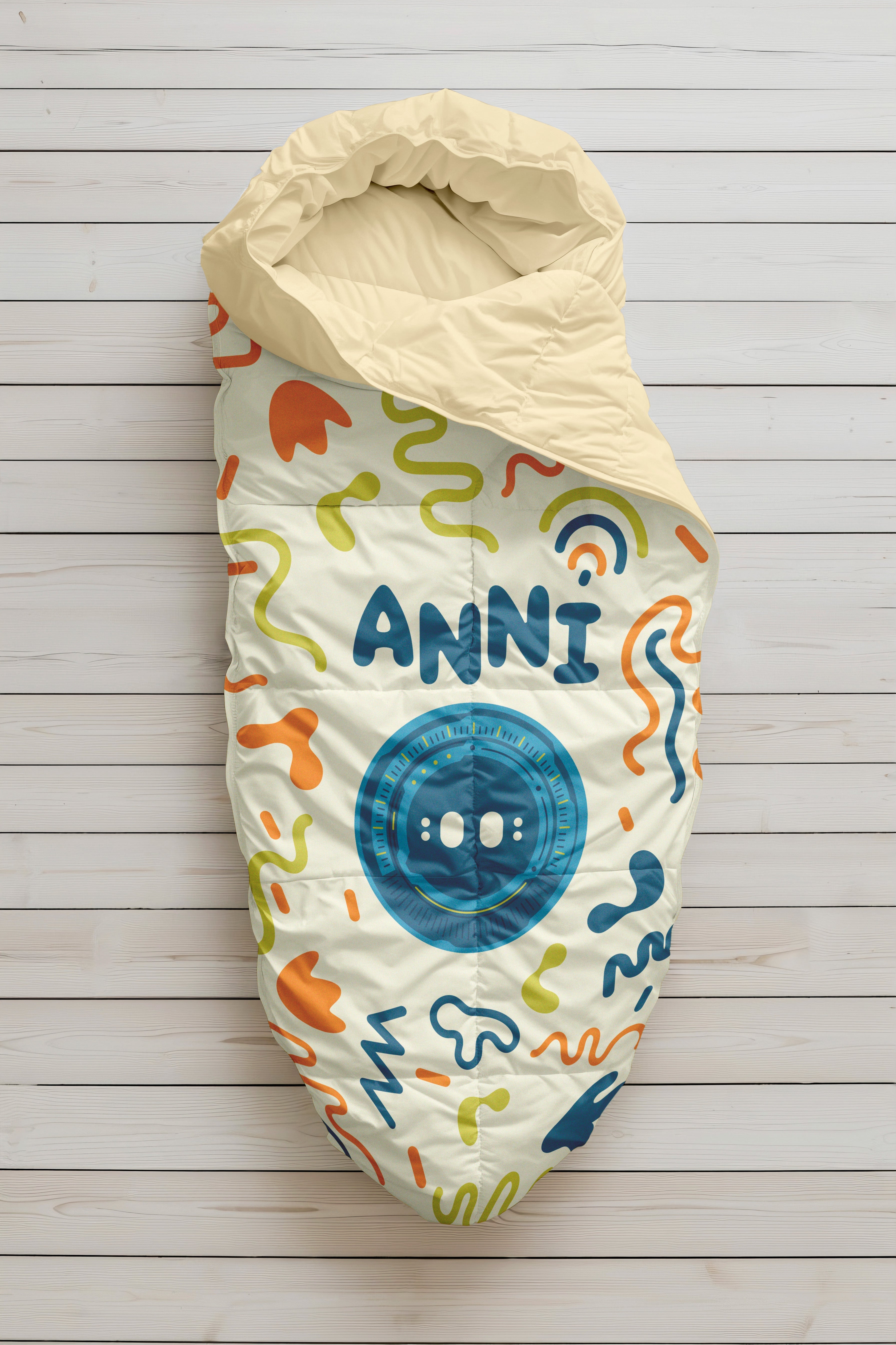 ANNI Doodle Baby Swaddle Blanket