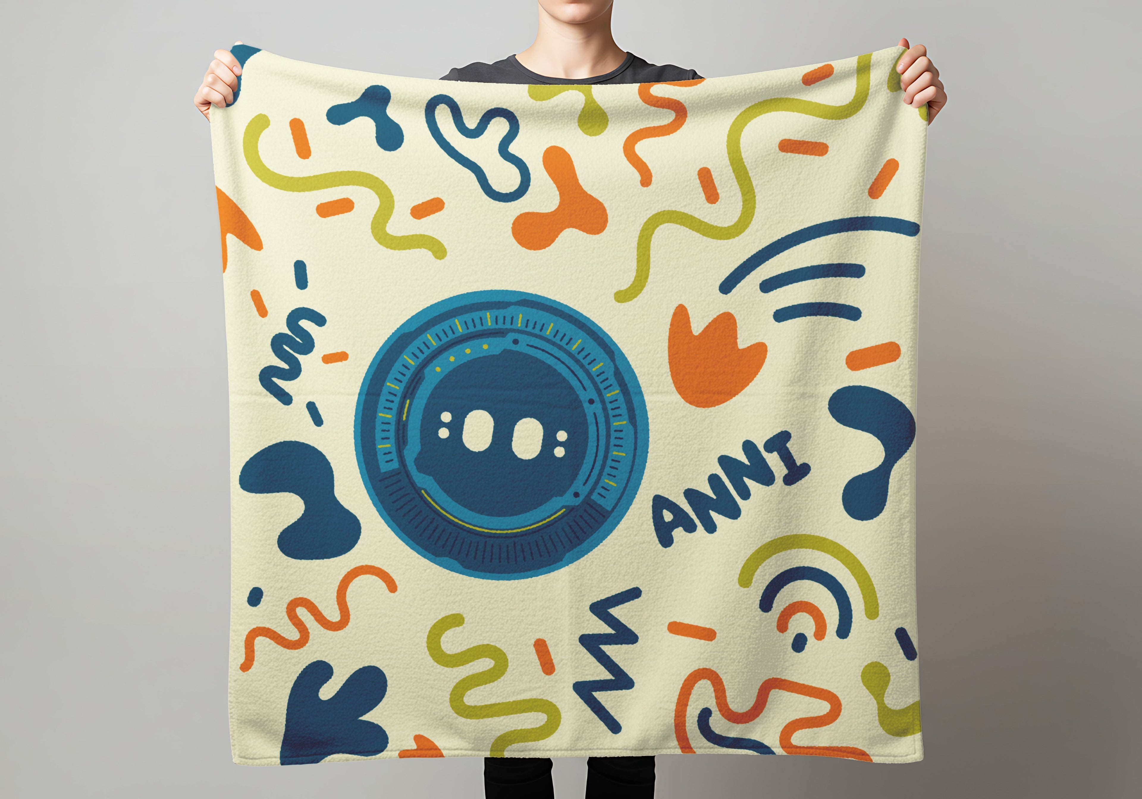 ANNI Doodle Throw Blanket