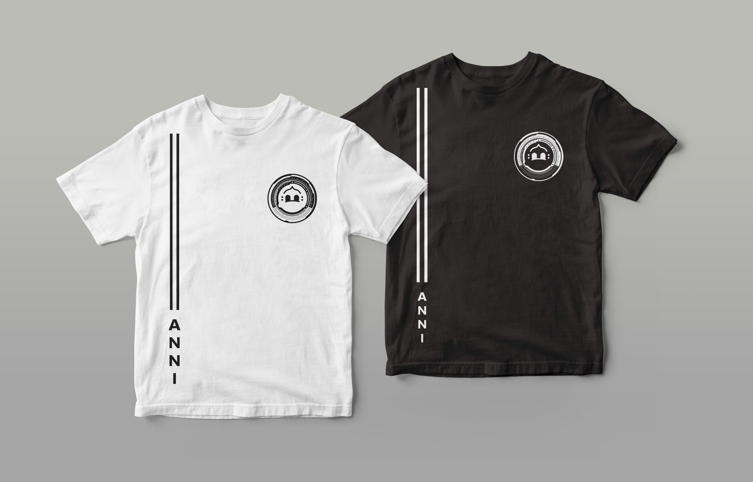 ANNI Mono Stripe Tee Set