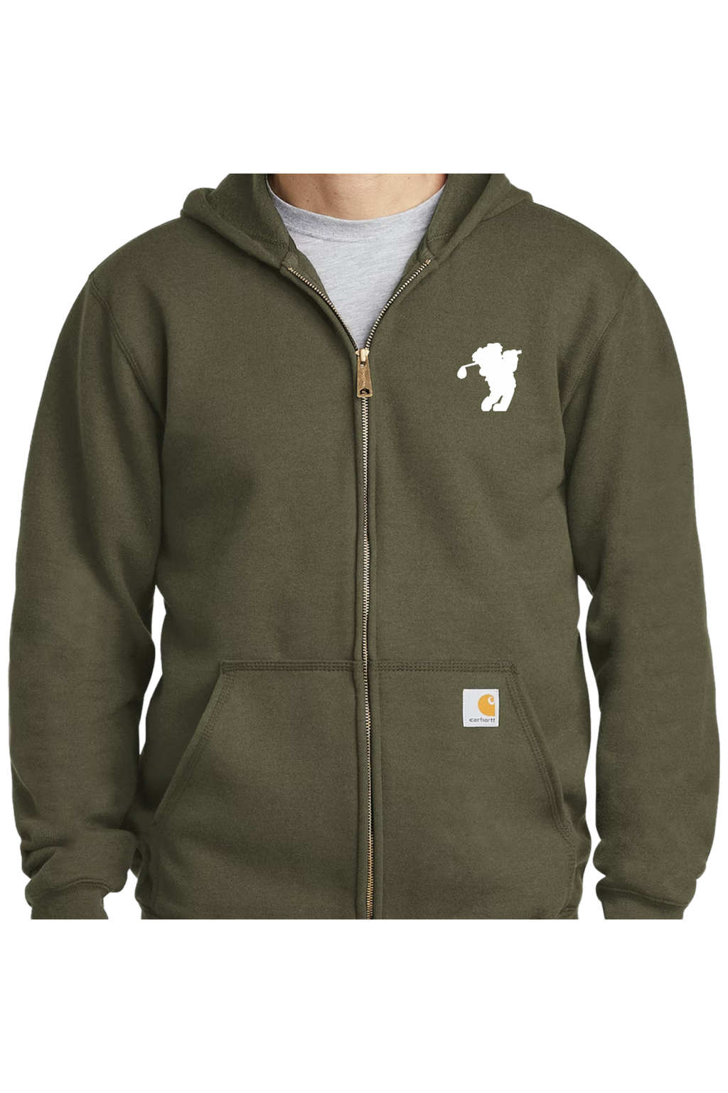 Adventure Ted Golf - Carhartt Midweight Zip Hoodie