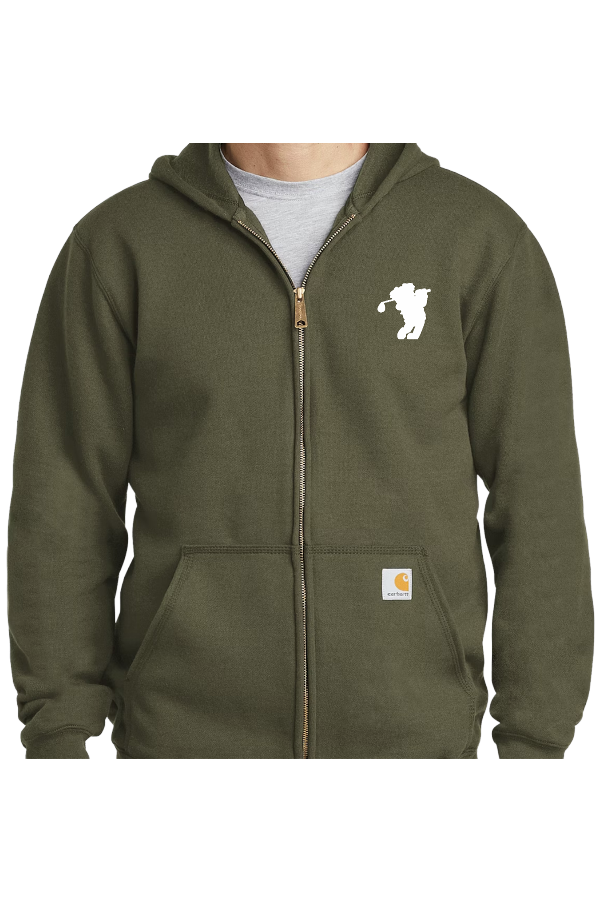 Adventure Ted Golf - Carhartt Midweight Zip Hoodie