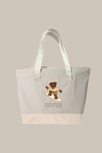 Zippered Tote 9L Beige - Adventure Ted Surfer Bag