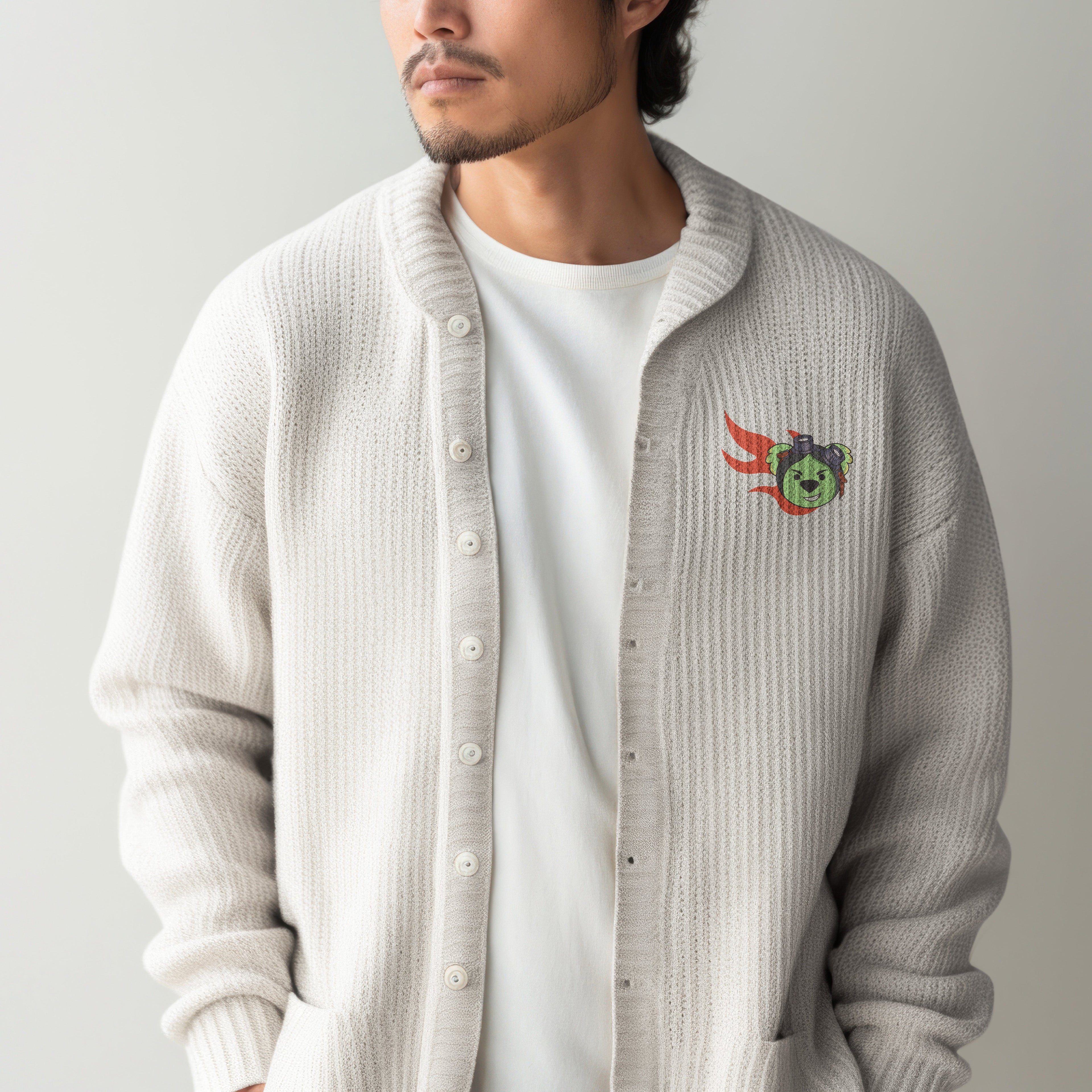 Misadventure Fred Cream Knit Cardigan