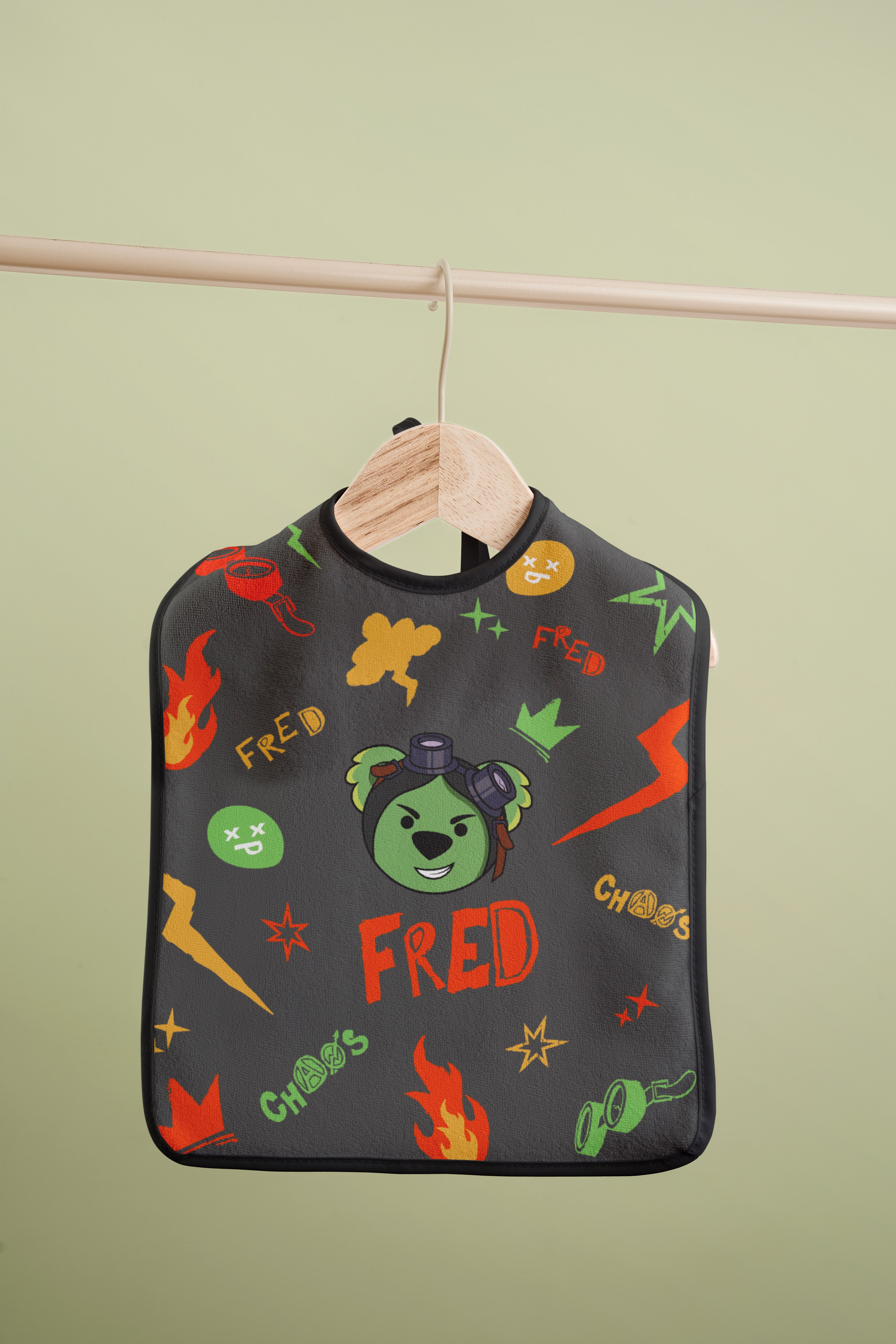 Misadventure Fred Mayhem Bib