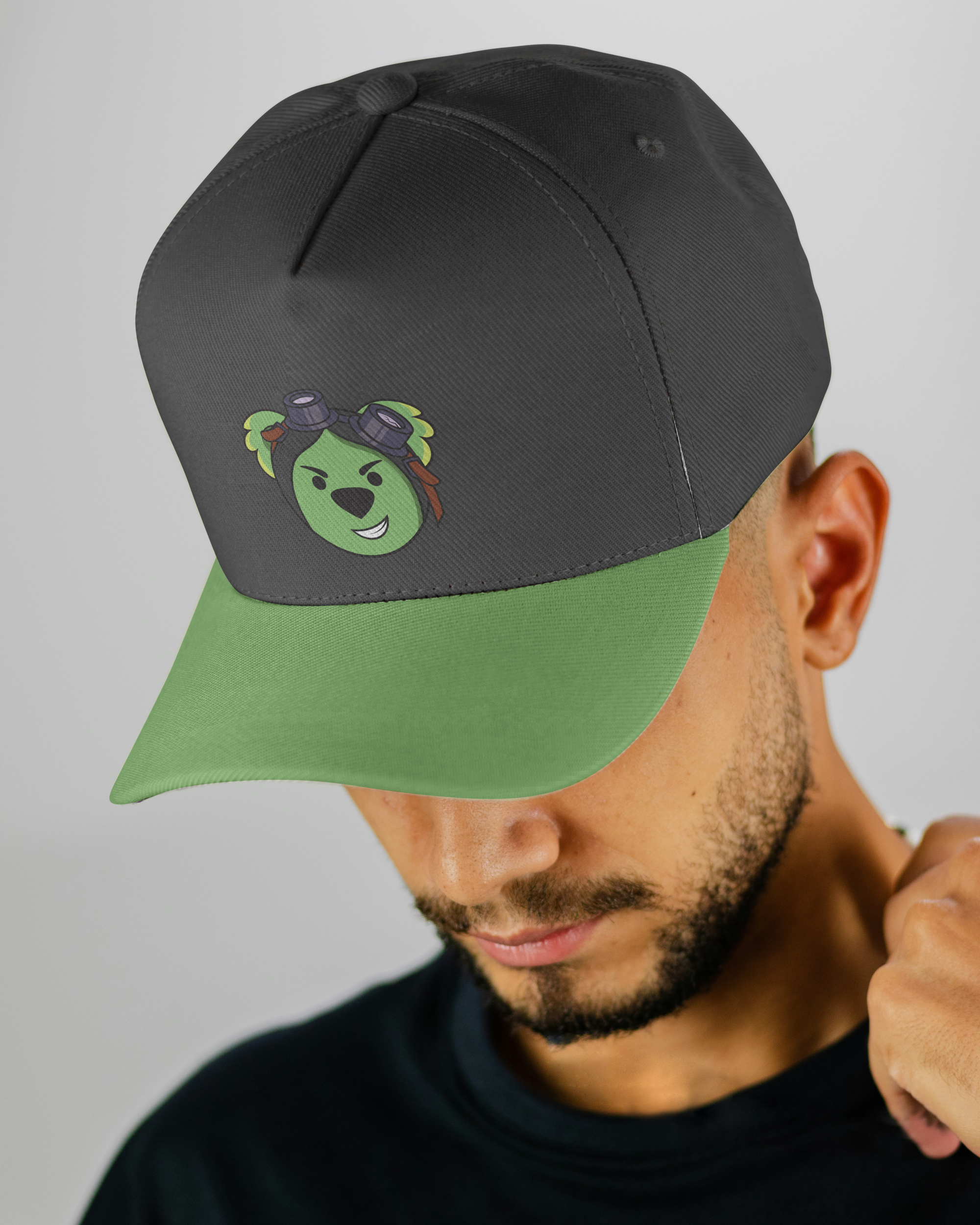 Misadventure Fred Classic Black and Green Cap