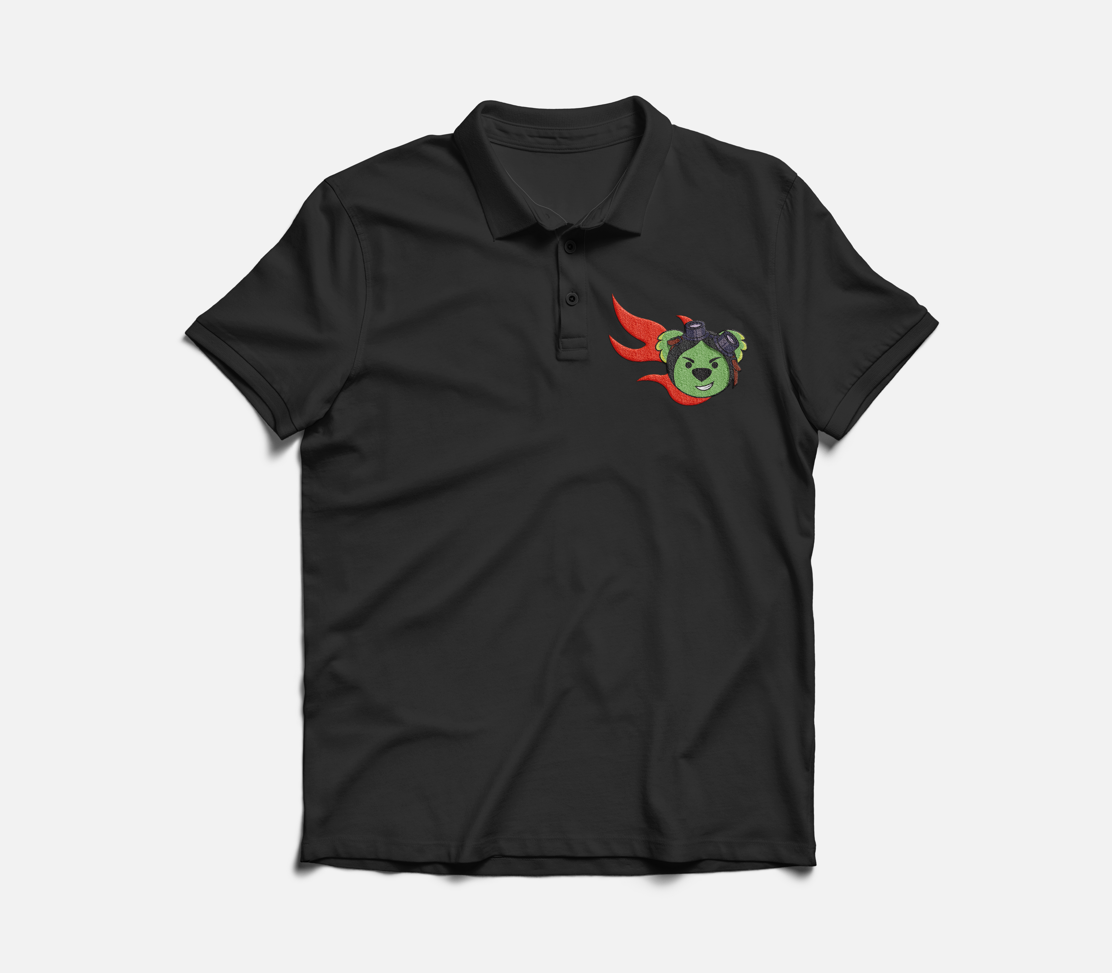 Misadventure Fred Black Polo Shirt