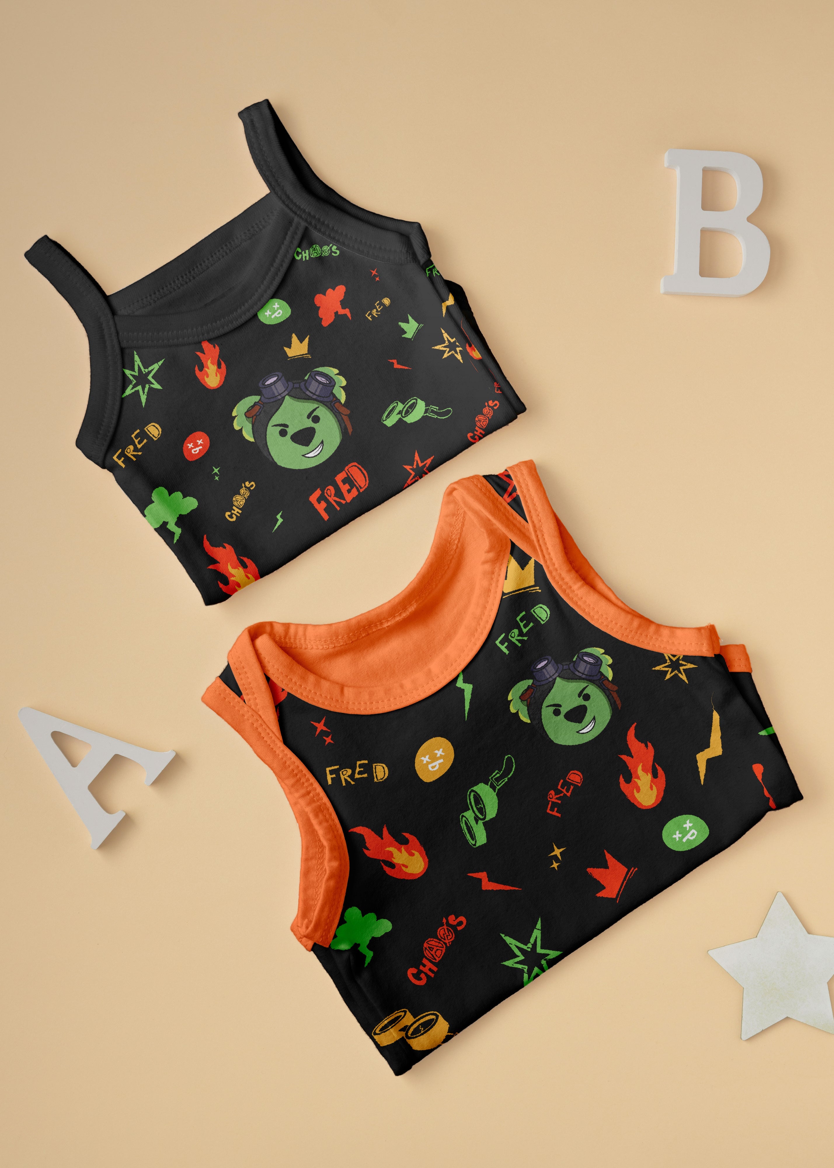 Misadventure Fred Mayhem Baby Shirt Set