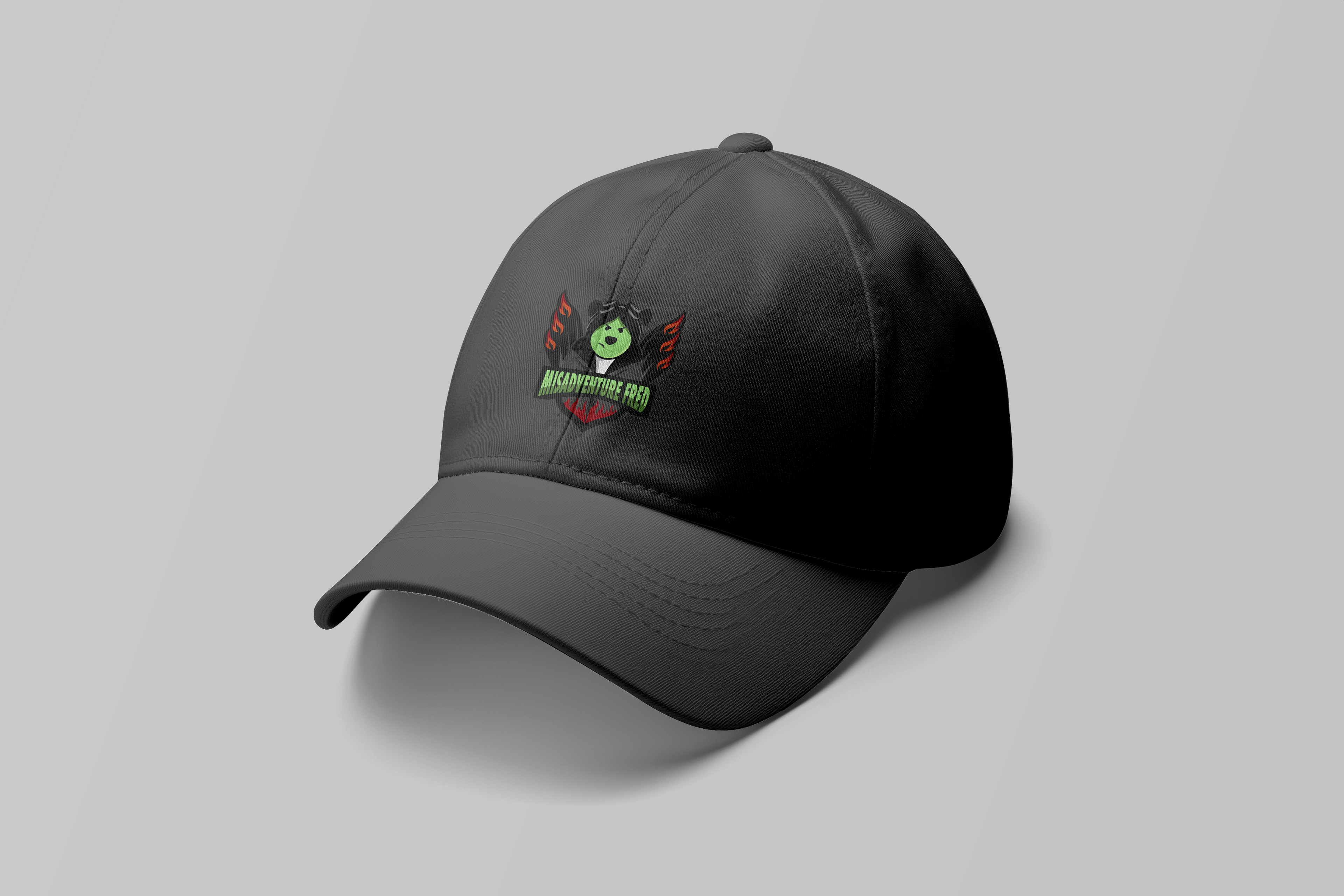 Misadventure Fred Black Classic Emblem Cap