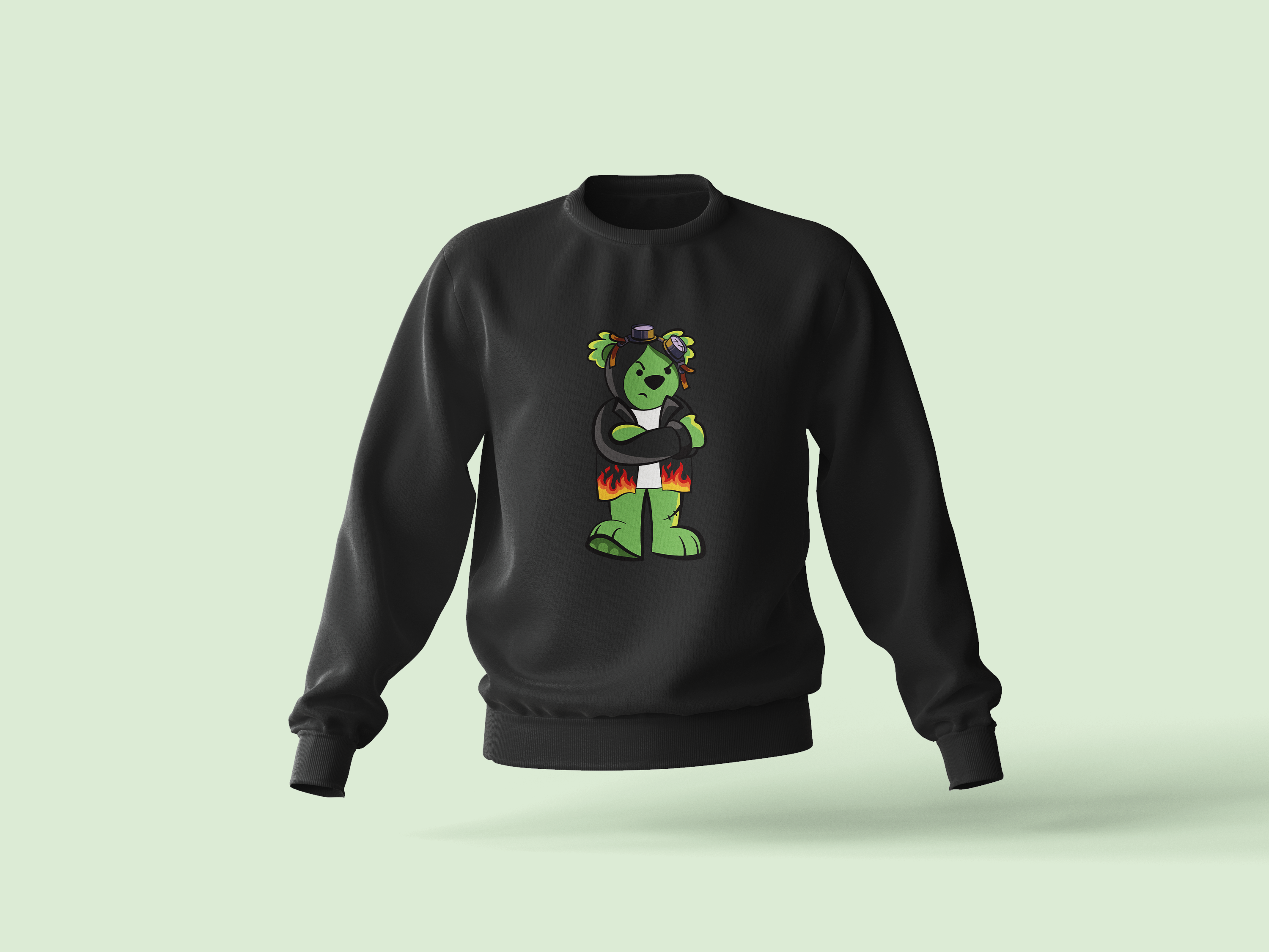 Misadventure Fred Black Rebel Sweatshirt