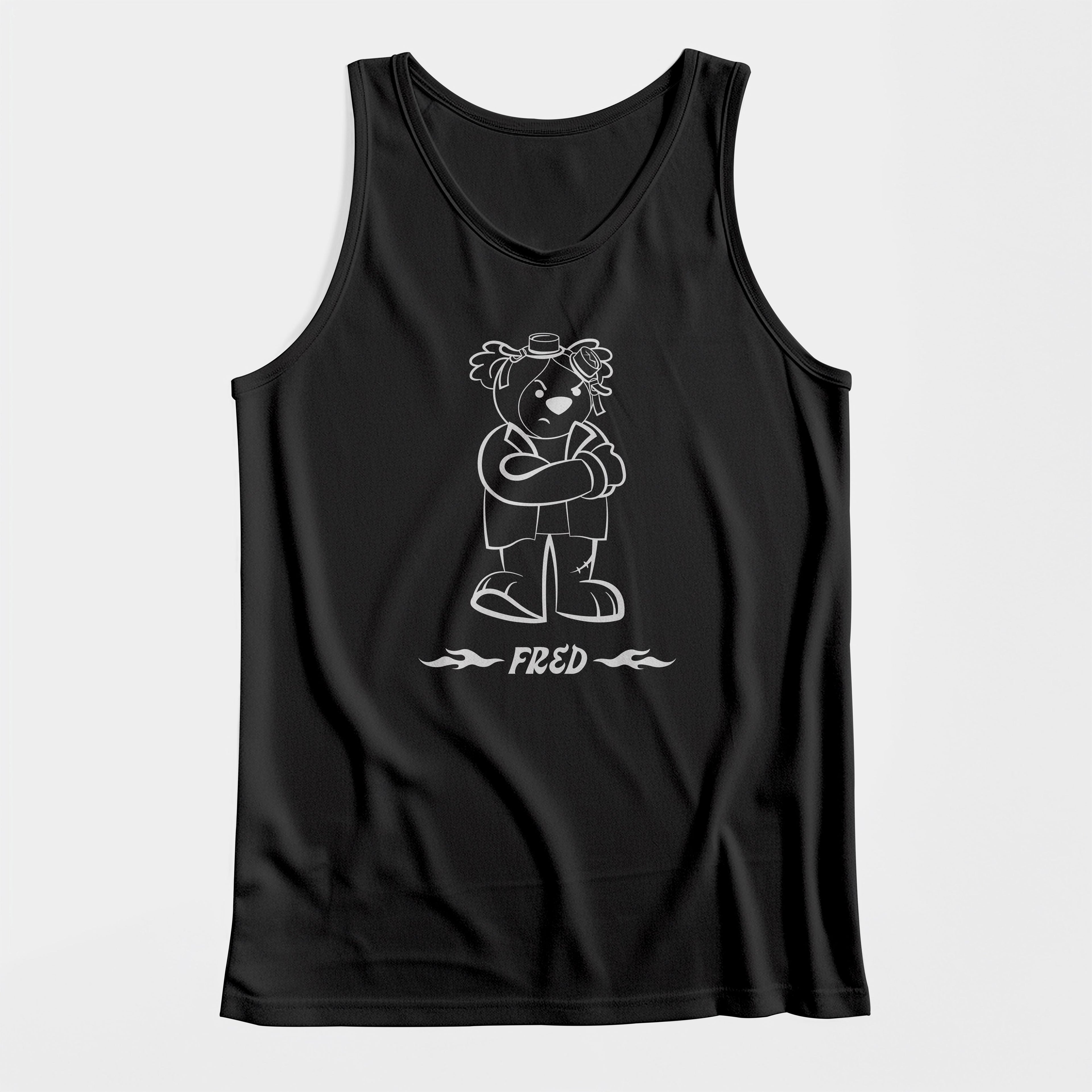 Misadventure Fred Black Flame Undershirt