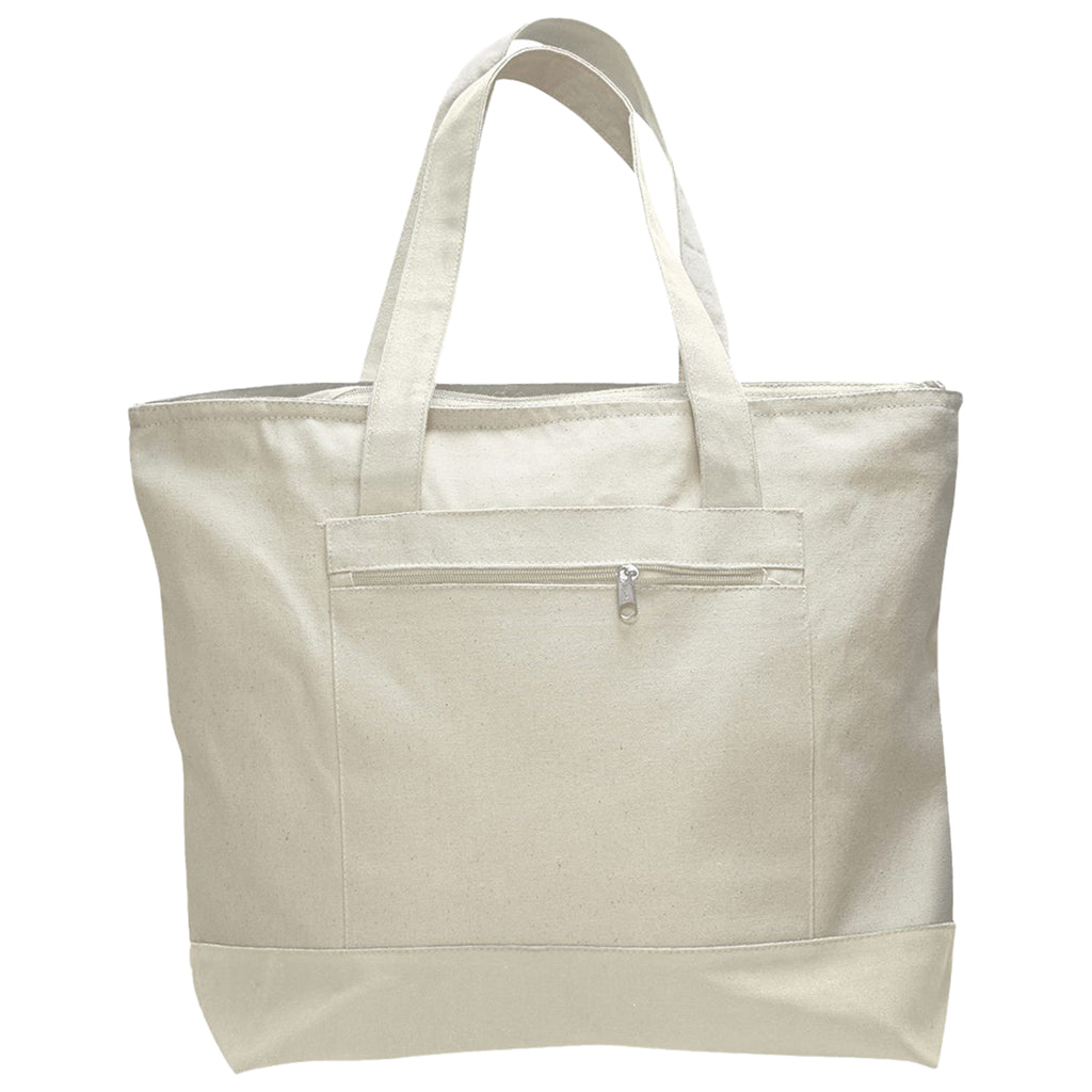 Zippered Tote 9L Beige - Adventure Ted Surfer Bag