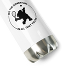 Stainless steel water bottle - Tennis Ted and A Gift That Gives Twice