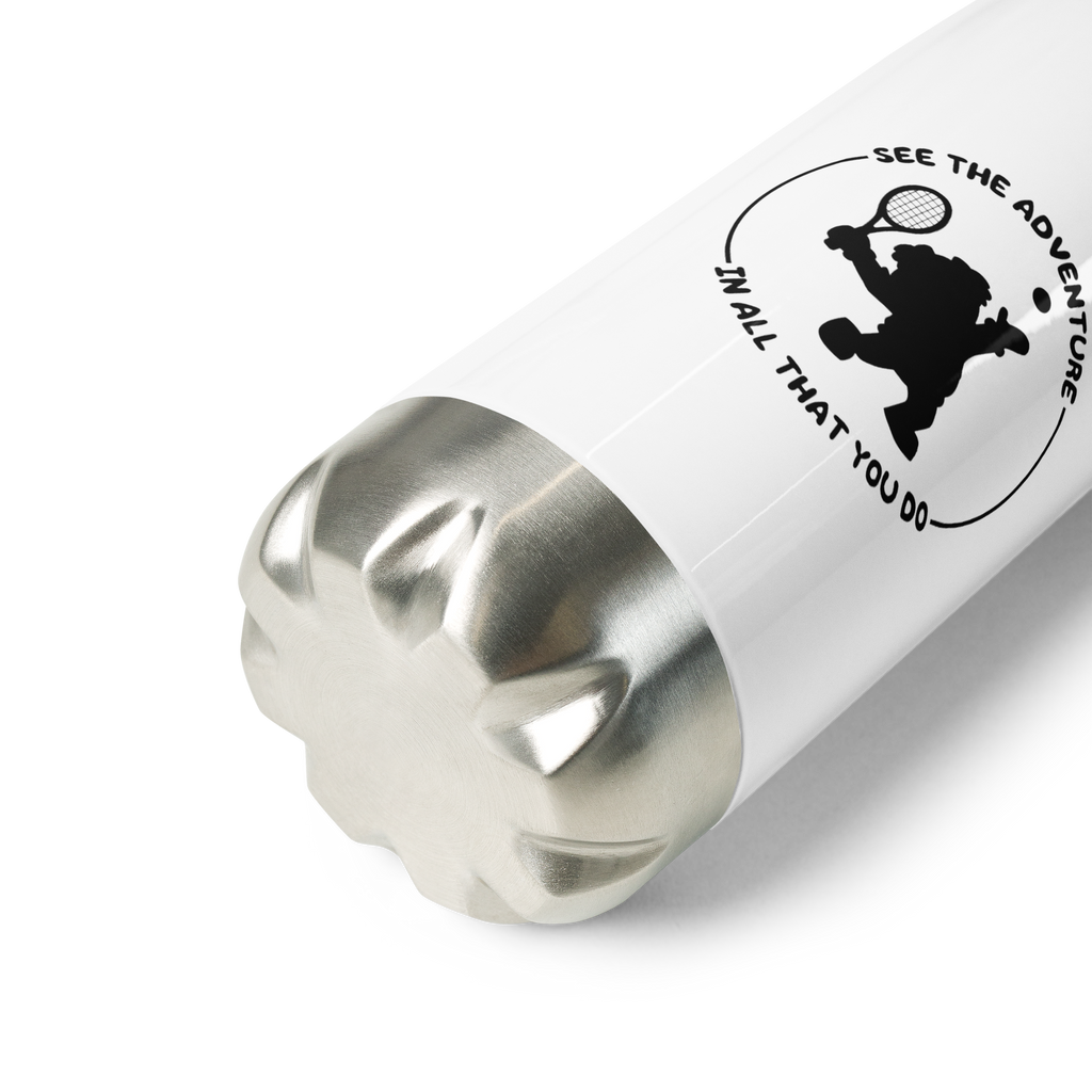 Stainless steel water bottle - Tennis Ted and A Gift That Gives Twice