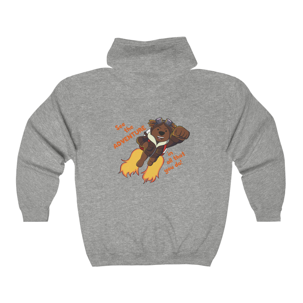 Adventure Ted Zip Up Hoodie Smaller Image