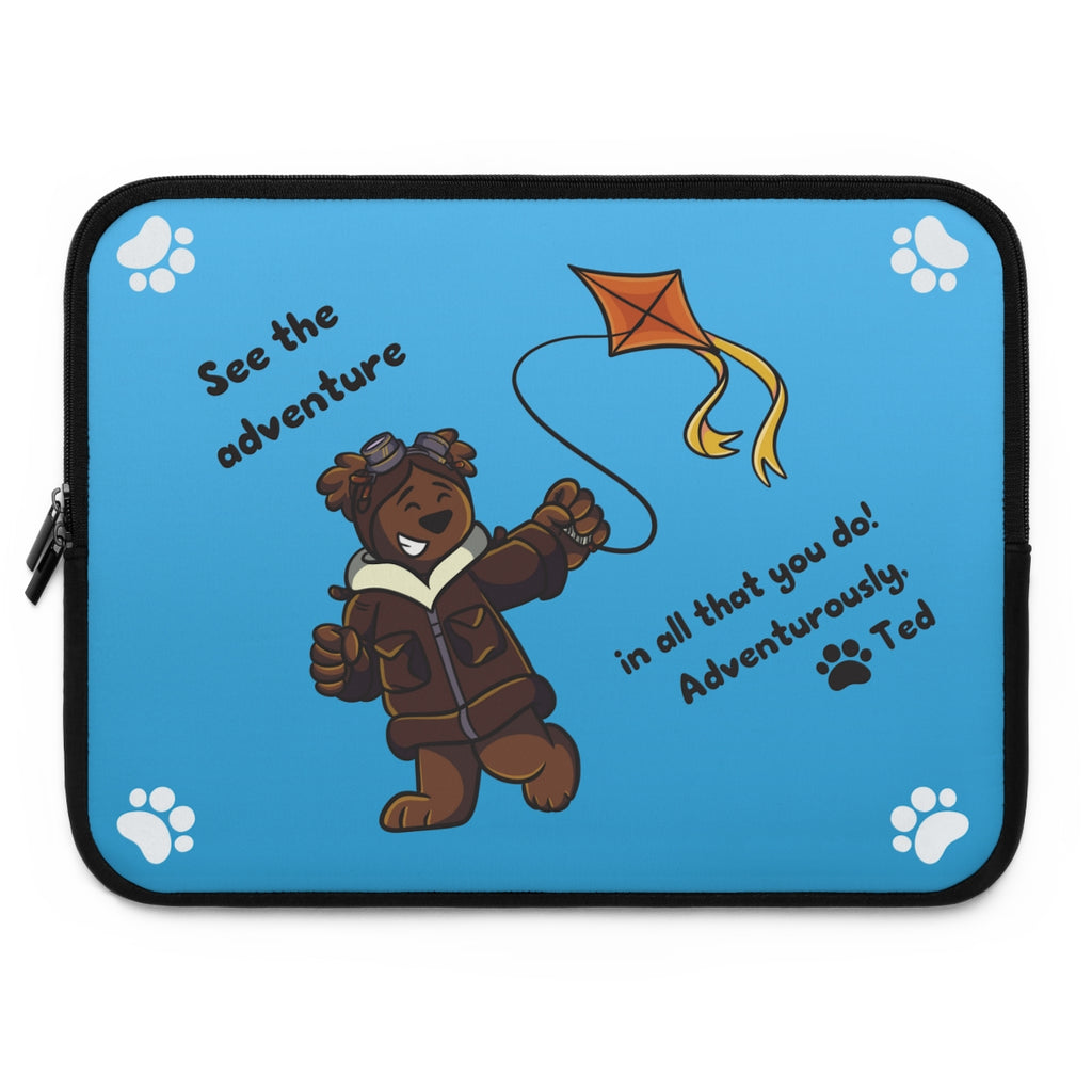 Adventure Ted Laptop Sleeve - Horizontal