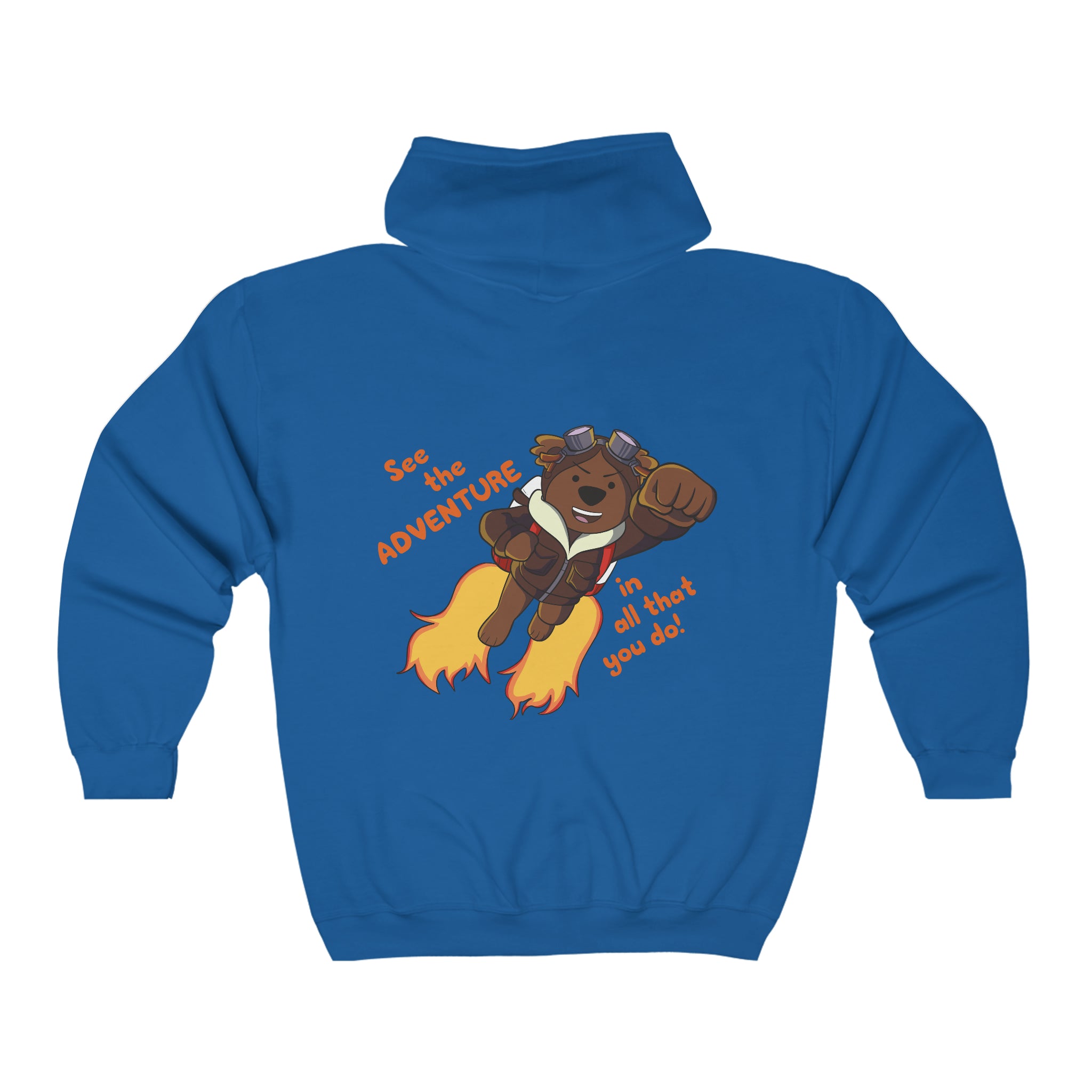 Adventure Ted Zip Up Hoodie Larger Image