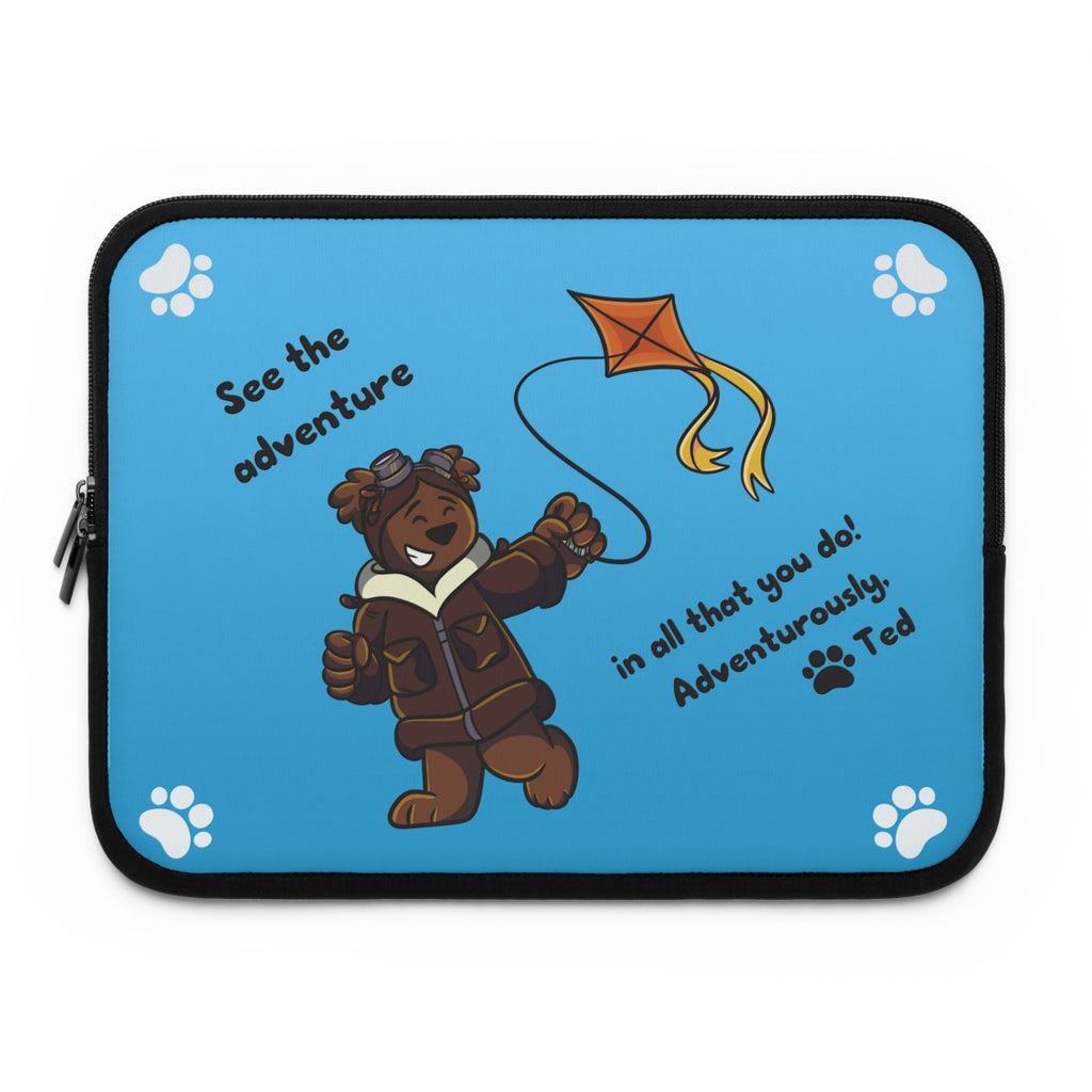 Adventure Ted Laptop Sleeve - Horizontal