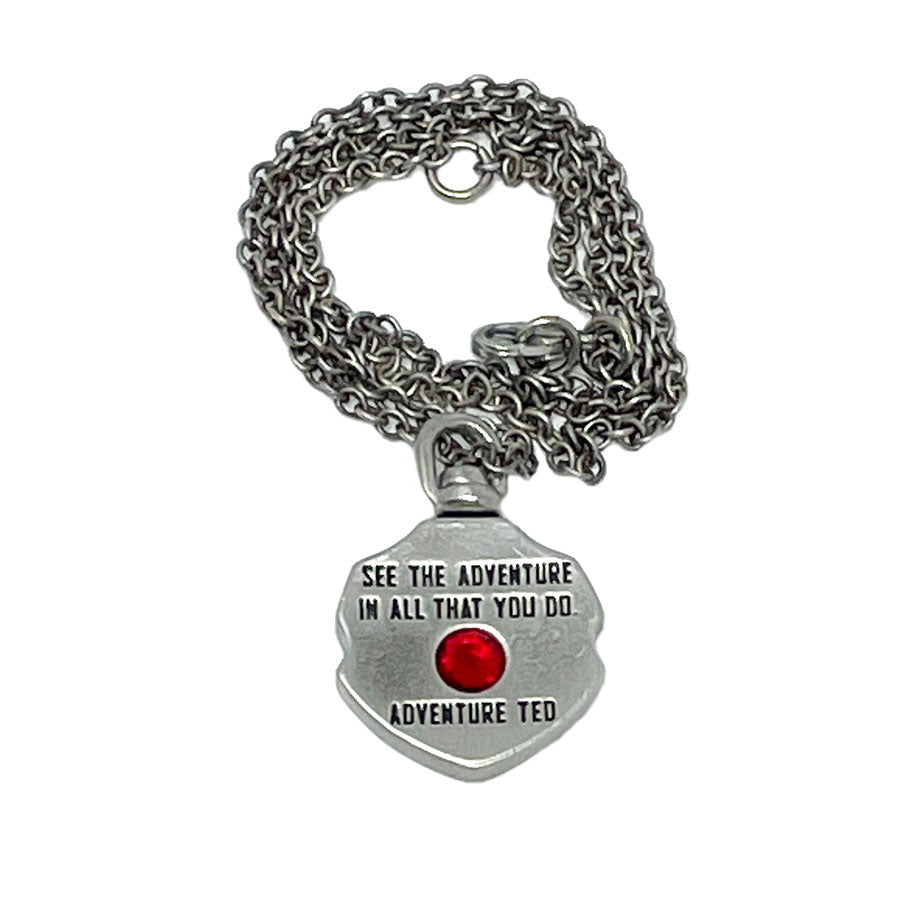 Ted Tag Necklace with Pendant