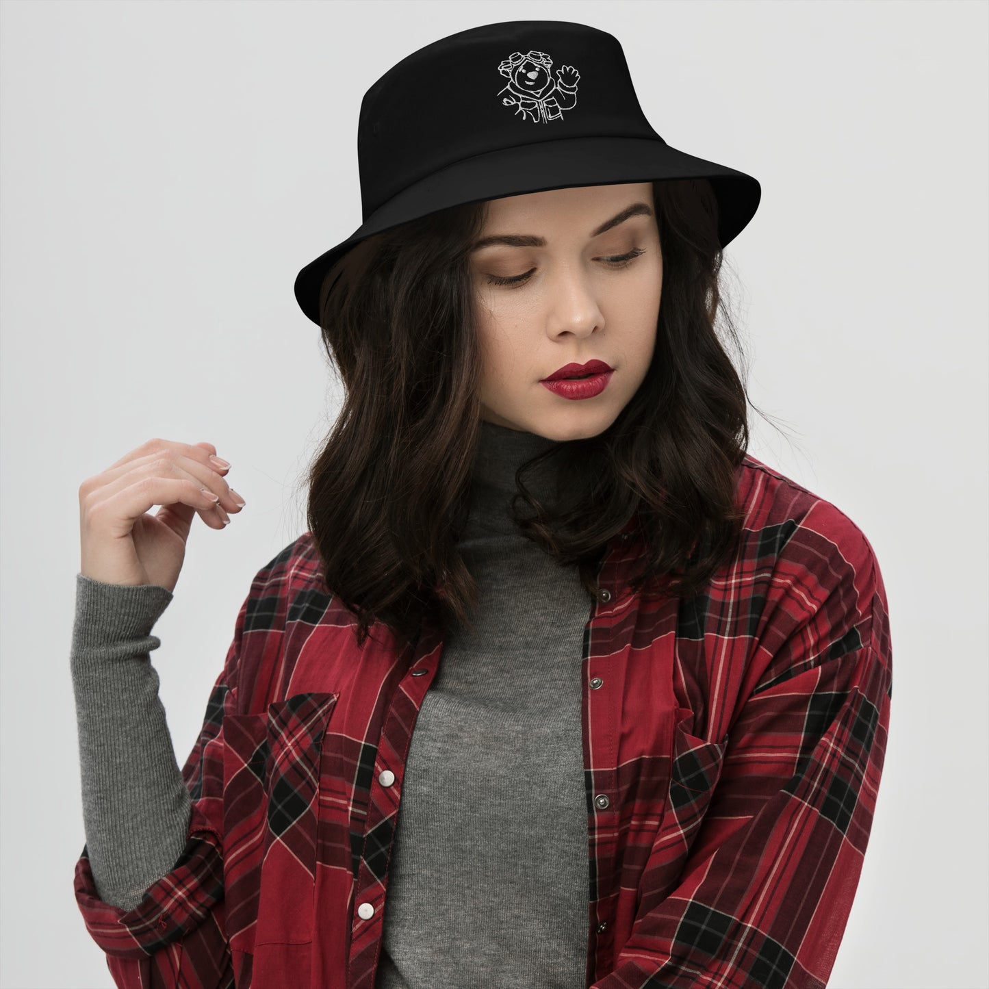 Adventure Ted Waving Embroidered Bucket Hat