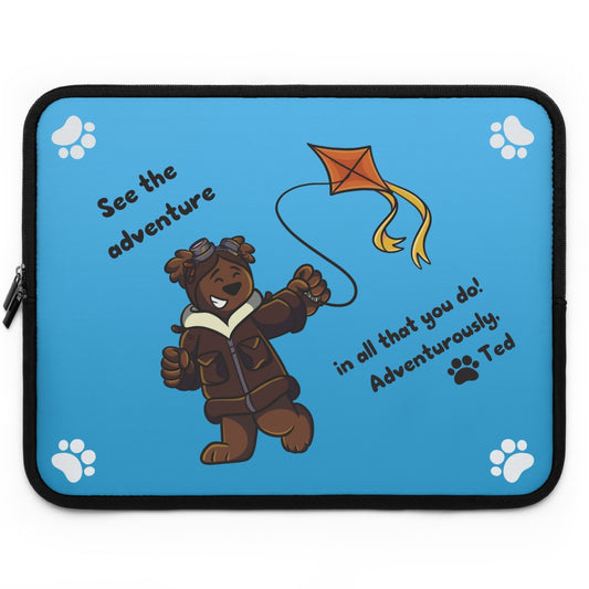 Adventure Ted Laptop Sleeve - Horizontal