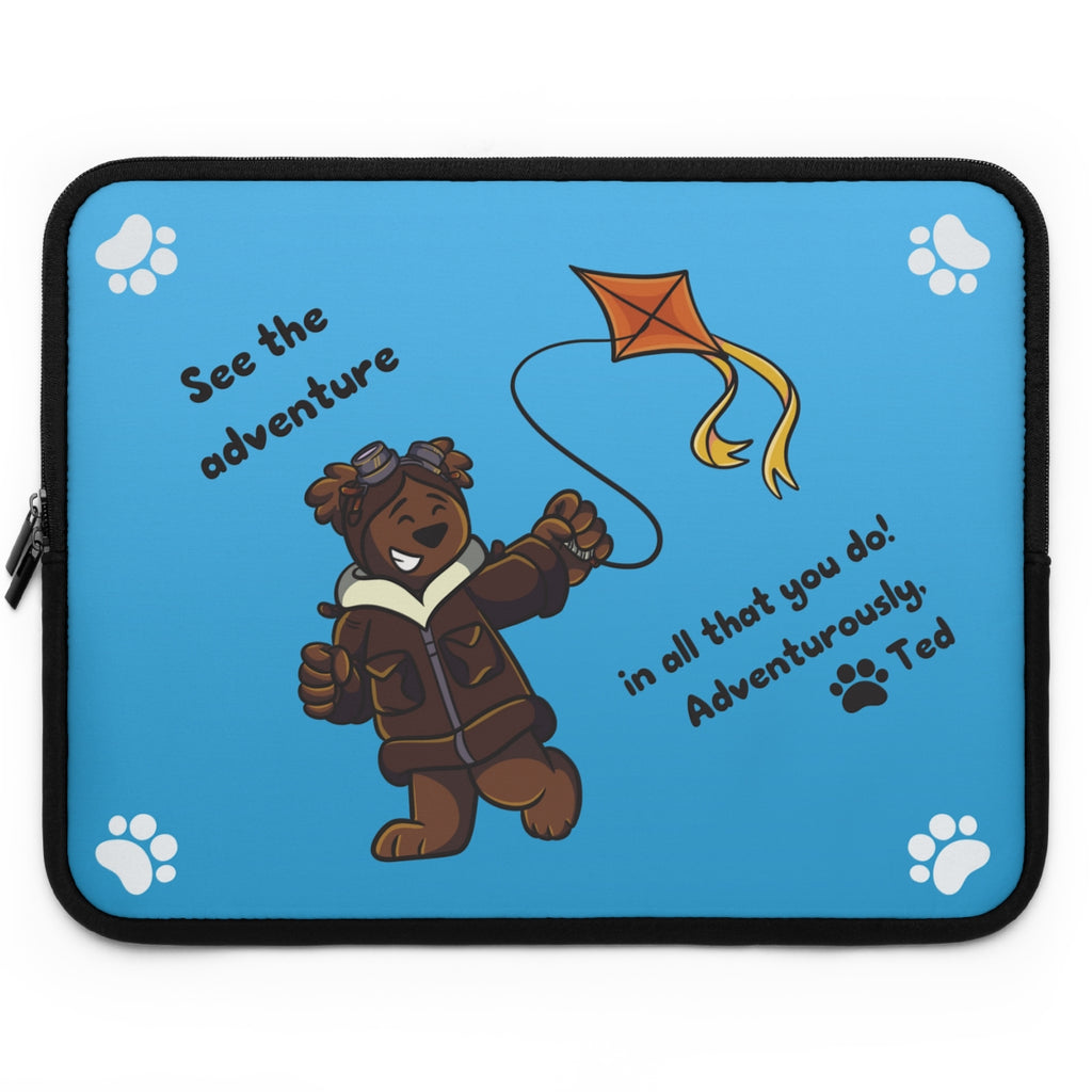 Adventure Ted Laptop Sleeve - Horizontal
